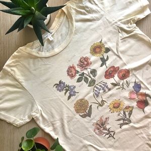 Urban Outfitters Flower Graphic Tee (S/M)